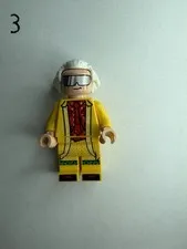 LEGO NEW Doc Brown Coat Minifigure Btf002 Back To The Future DeLorean 10300