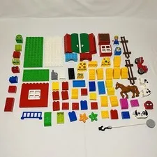 Lego Duplo Big Farm 10525 Pieces Lot, Spider-Man + More; 71 Pieces, 2LBS