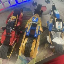 Lego Ninjago Bike Lot Zane Kai and Jay bikes 