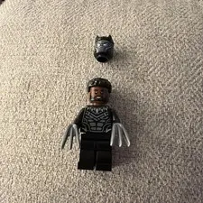 BLACK PANTHER Minifigure LEGO Marvel Avengers 76323 T'Challa (sh1019)
