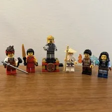 LEGO NINJAGO Minifigure Master Earth Kai Nya Maya Ray 71858 15th Anniversary Set