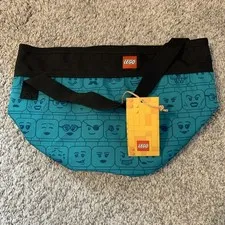 New  Lego VIP Limited Edition Cinch Bucket Draw String Bag Teal