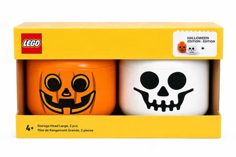 Lego Halloween 2 Pc Storage Head Set, Large
