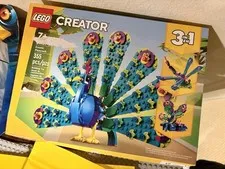 LEGO Creator 31157 Exotic Peacock 3-in-1 Sealed New Box Wear Dragonfly Butterfly