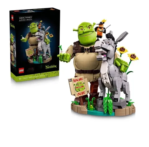 LEGO Shrek 72423 Shrek, Donkey & Puss in Boots 1407 pcs 18+ Box