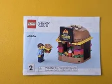 LEGO City Burger Truck 60383  Book 2 Instruction Booklet Manual Only