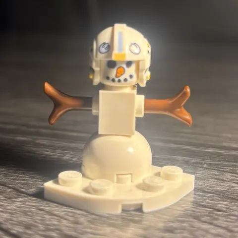 LEGO Star Wars snowman with helmet