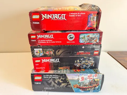 LEGO Ninjago Lot | Damaged Boxes Factory Sealed | 70605 70656 70654 70618 70594