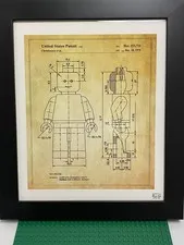 Lego Wall Art Inventors US Patent Dec 1979 Christiansen/Kaudsen-Oliver Gal 2013