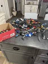 HUGE LOT LEGO BIONICLE & TRANSFORMERS LOT SOME OLD AND RARE PIECES