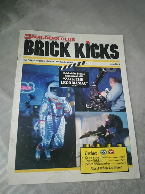 Lego Builder's Club Brick Kicks Magazine 1988 Issue 4