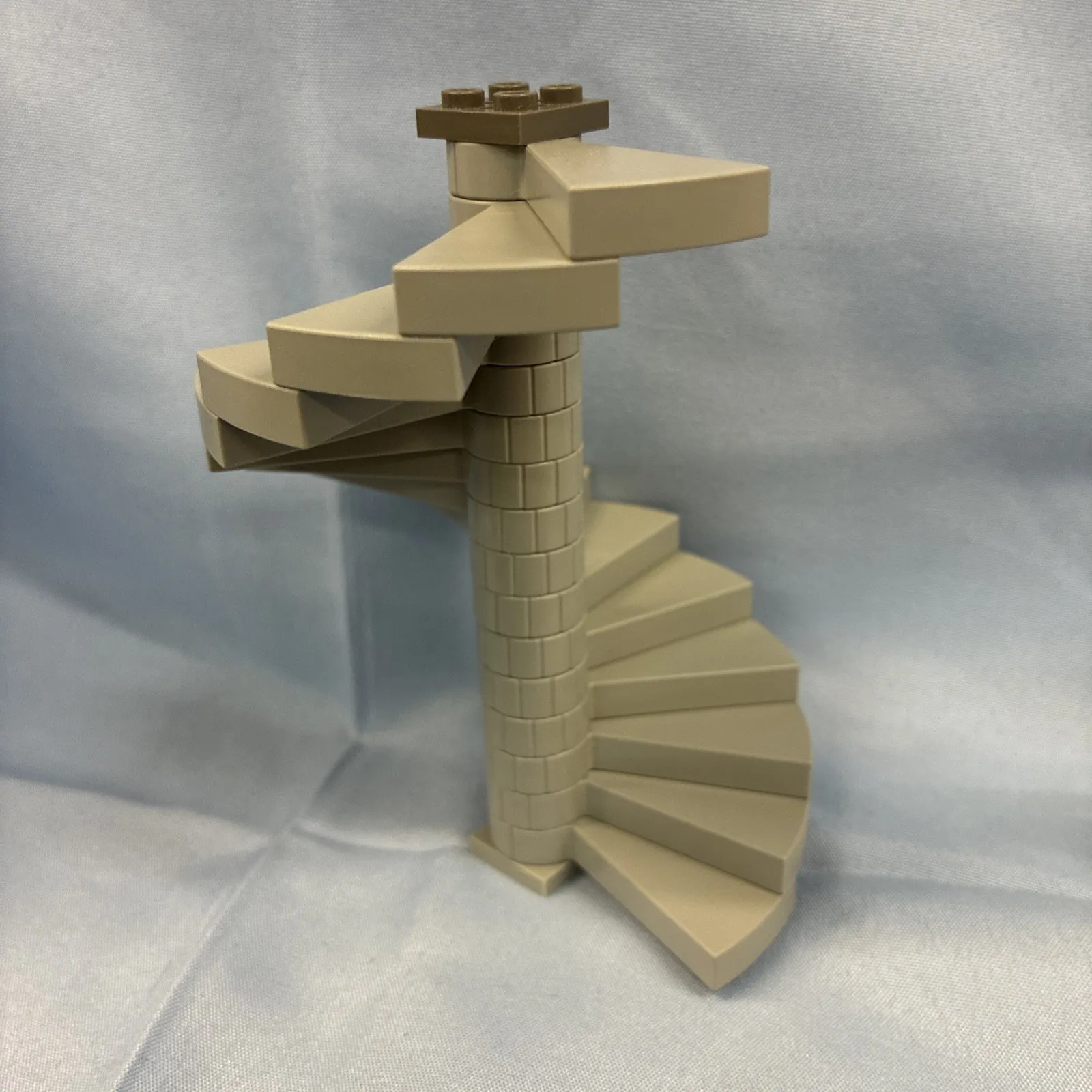 LEGO Light Gray Spiral Stairs Staircase - 16 Steps