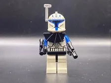 LEGO MINIFIGURE STAR WARS CLONE TROOPER CAPTAIN REX 501ST LEGION PHASE 1 SW0314