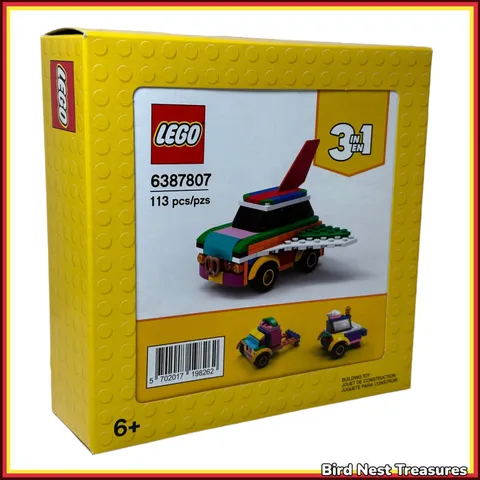 LEGO 6387807 REBUILDABLE FLYING CAR, 2019 GWP - NEW, Factory Sealed—Vol. Disc.