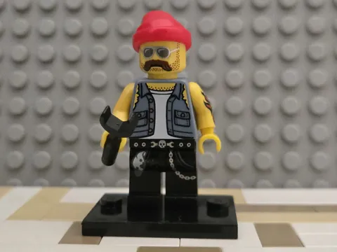 LEGO Motorcycle Mechanic Minifigure - 71001 Collectible Series 10 CMF