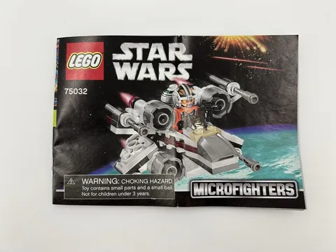 Star Wars Microfighters 75032 Lego Instructional Manual Only