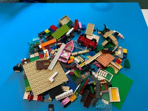 LEGO 1LB Bulk Lot. Unsorted, Unchecked, Random Assorted Pieces. L1-3