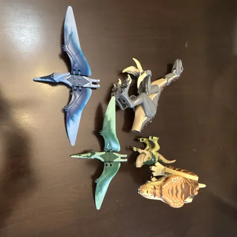 LEGO Jurassic World Printed Dinosaur & Pteranodon Animal Figures Lot 