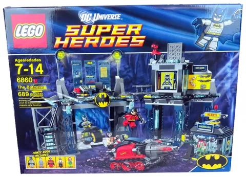 Lego 6860 The Batcave 689 Pieces 5 Minifig's Batman SH0025 Poison Ivy Bane BNISB