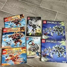 Lego Chima Ninjango Bionicle Manual Building Books Lot Of 7 Instructions