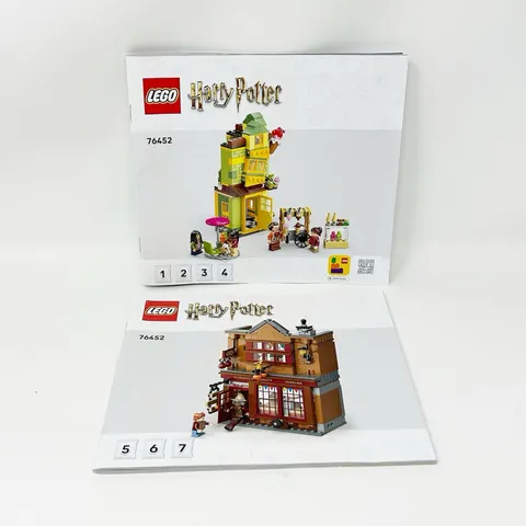 LEGO Harry Potter 76452 Quality Quidditch Supplies Ice Cream INSTRUCTIONS ONLY