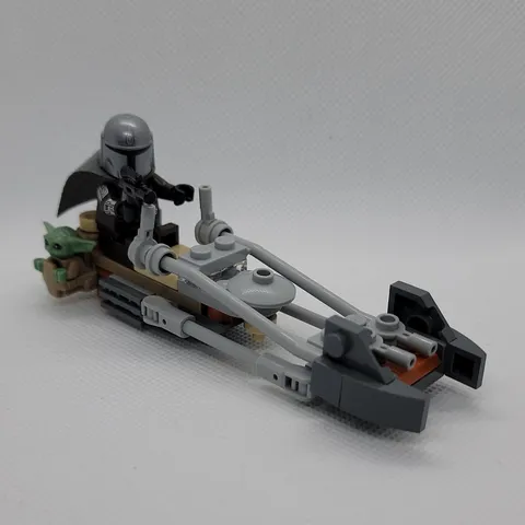 LEGO Star Wars 75436 Mandalorian Grogu Speeder w/Minifigs (No Box, No Extra Pcs)