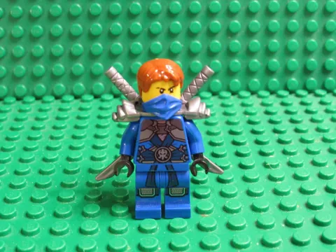 LEGO Ninjago Minifigure njo232 Jay Rebooted Stone Armor Blue Ninja SA22