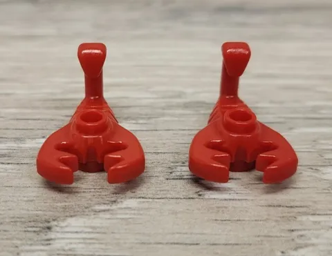 Lego 30169 28839 Red Scorpion Skorpion Figure Minifigure Piece Part Lot Of 2
