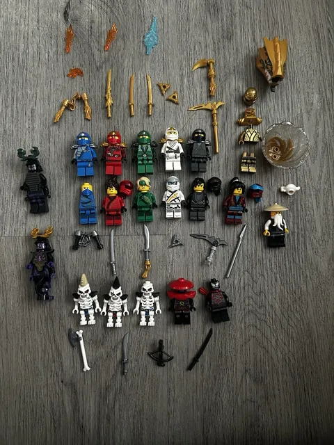 Ninjago Lot(Complete Zx, Legacy, Golden Ninja, Wu, Garmadon, Overlord, Army)Real