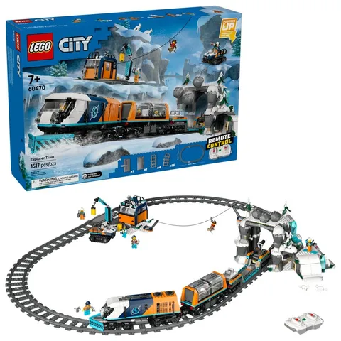 LEGO City  Explorers' Arctic Polar Express Train (1517 Pieces) 60470 2025