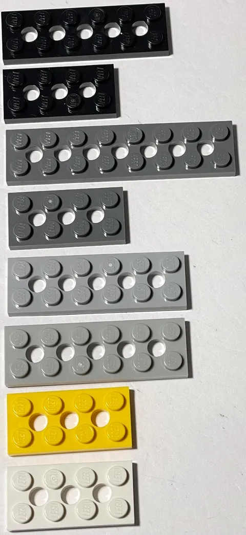 LEGO® Plate with Holes 3709 3709b (2x4) 3738 (2x8) 32001 (2x6) (Choose Option)