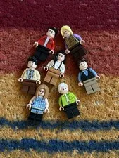 Set of 7 Minifigures LEGO FRIENDS TV Series 21319 Central Perk Figures ONLY
