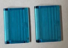 Vintage LEGO Trans Light Blue Sunroof Window Glass 2348b Lot of 2