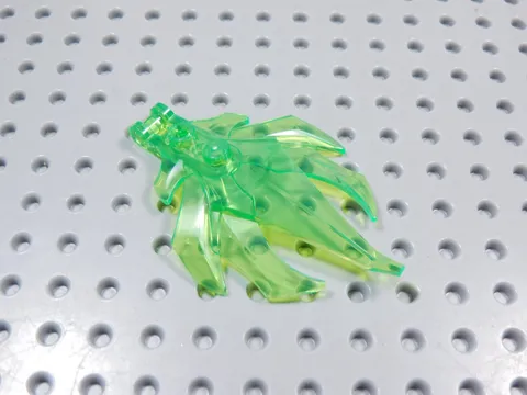 LEGO Ninjago Trans Bright Green 5x7x1-1/3 Plates w/ Claw Design Part 2026 BS