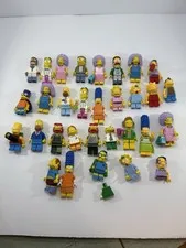 LEGO Simpsons Minifigure Lot 34 Authentic Figures Series 1 & 2 4 Incomplete
