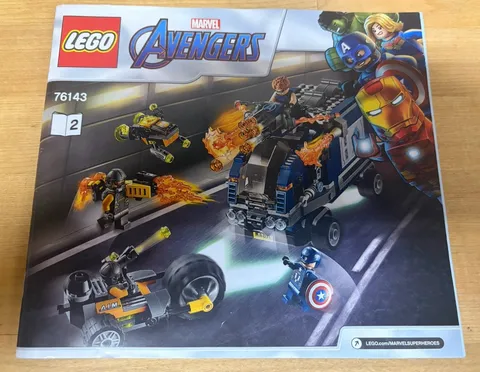 LEGO Avengers Truck Super Heroes Manual 2020 (Only 2…not 1) #76143