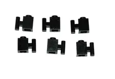 6 Lego® TRAIN Railway 9V RC 1x1 Brick with Handle Hold BLACK