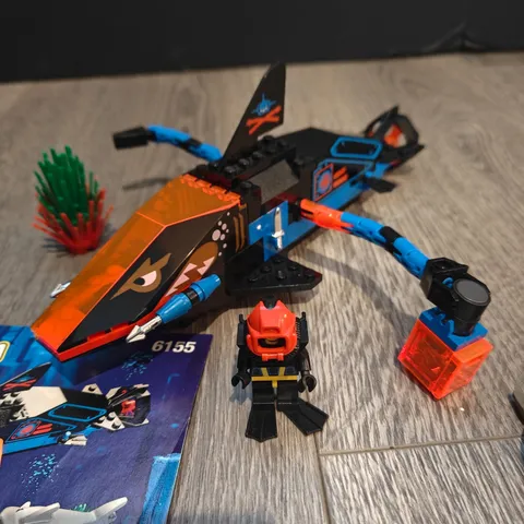 LEGO Aquazone: Deep Sea Predator (6155) Complete w/Instructions