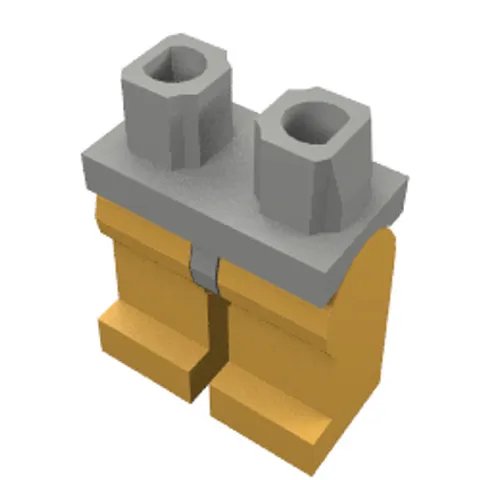 LEGO® Part 970c04 - Hips and Orange Legs