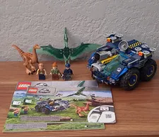 LEGO Jurassic World 75940 Gallimimus & Pteranodon Breakout 391pc w/ Instr No Box