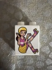 Lego Duplo Injured Roller Skater Skating Girl Doc Mcstuffins Printed Block