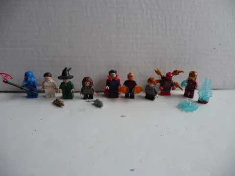 9  Rare  LEGO Mini Figure Lot Harry Potter / Star Wars / Sanctum / Spiderman
