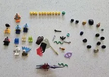LEGO Minifigure Parts Lot Batman Cape Heads Accessory Pieces Mixed Bundle
