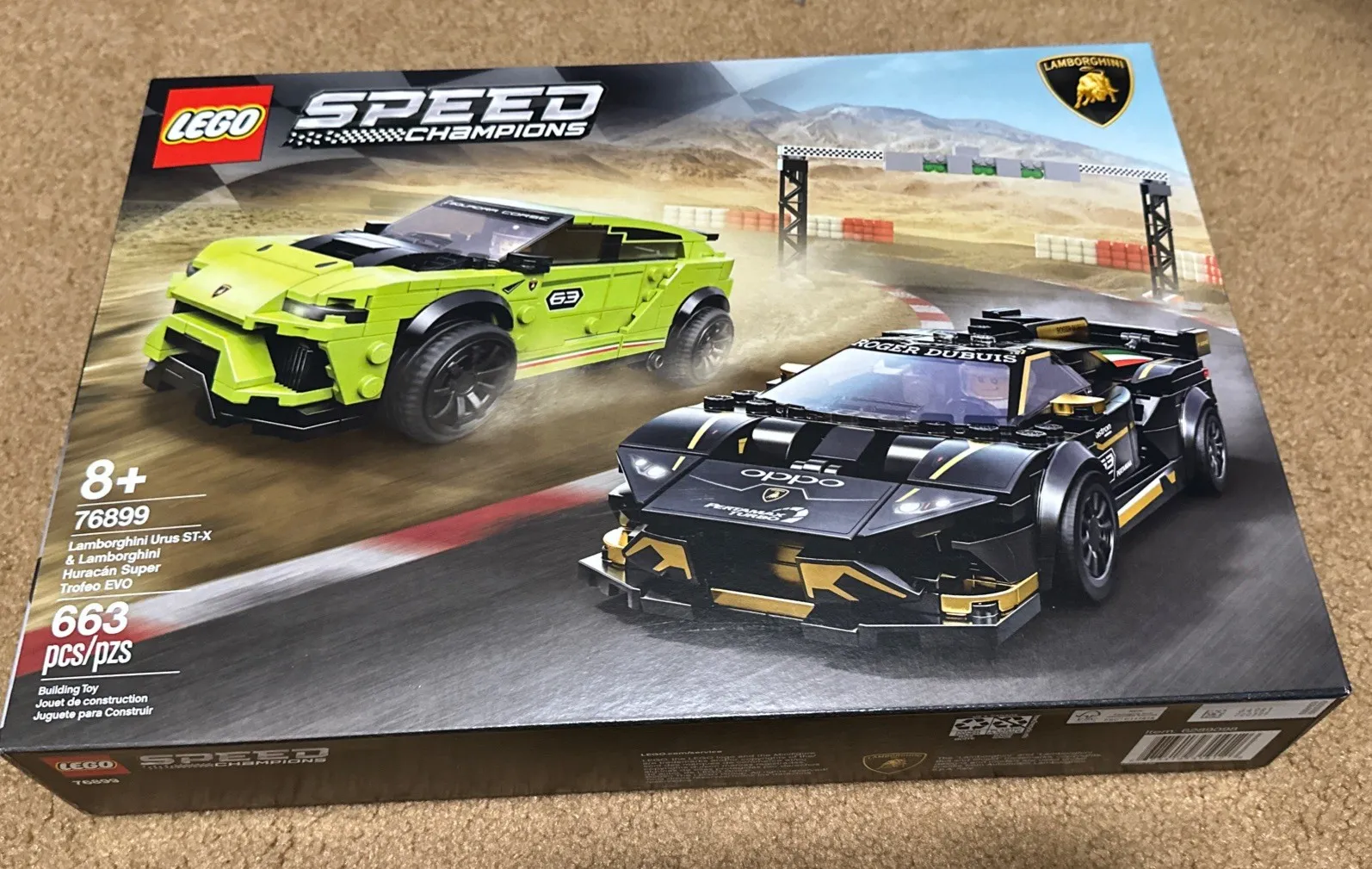 LEGO Speed Champions Lamborghini Urus ST-X & Huracán 76899 New Sealed Retired