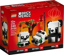 LEGO 40466 Chinese New Year Pandas New RETIRED BrickHeadz GREAT FUN GIFT 