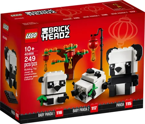 LEGO 40466 Chinese New Year Pandas New RETIRED BrickHeadz GREAT FUN GIFT 