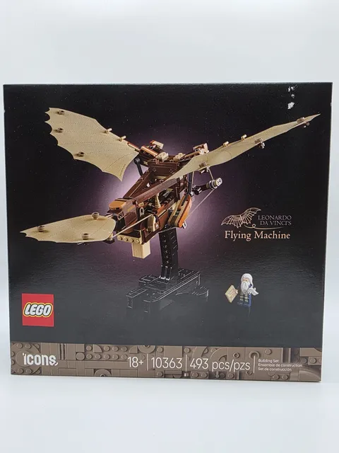 LEGO Icons Leonardo da Vinci's Flying Machine Ornithopter Building Set 10363