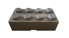 LEGO Storage Products: 40061754 8-Stud Brick Drawer Dark Stone Grey