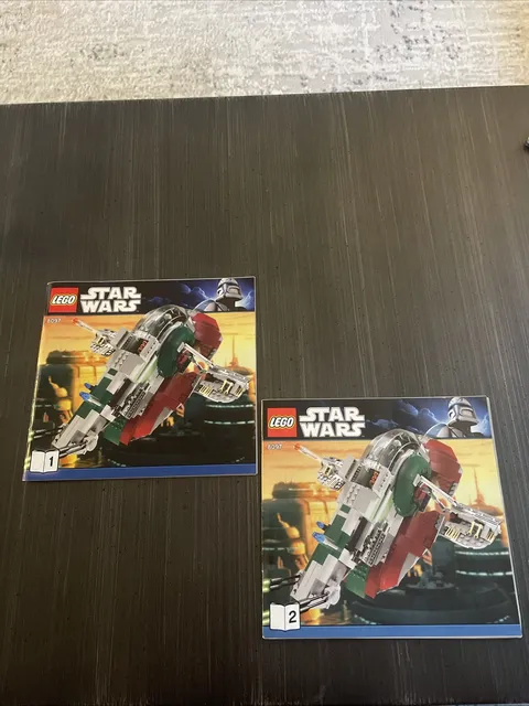 ONLY instructions books 1-2 Lego 8097 Slave I Bobba Fett Star Wars (3rd version)