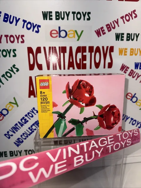 LEGO Roses Building Kit Unique Gift for Valentine's Day Botanical Collection 🌹